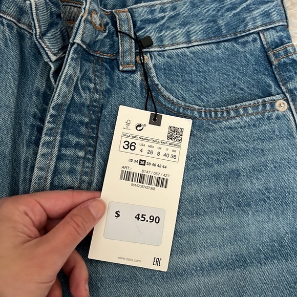 NWT Zara jeans - Picture 2 of 4